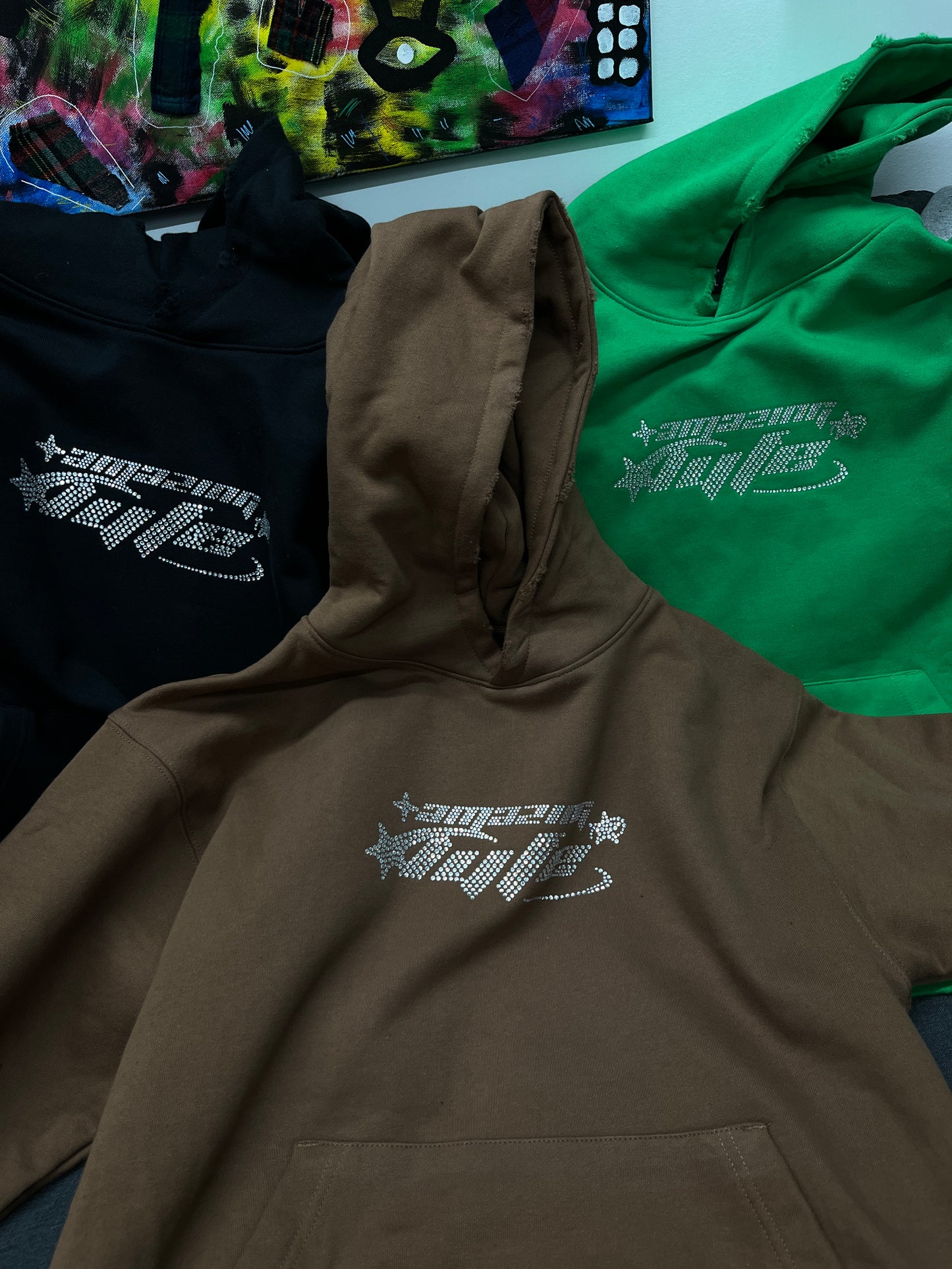 Rhinestone Hoodies